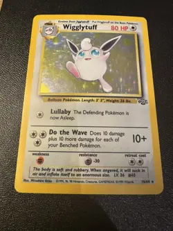 Pokemon TCG- Jungle Wigglytuff Card 16/64 Holo Rare Unlimited MP Condition - Image 1