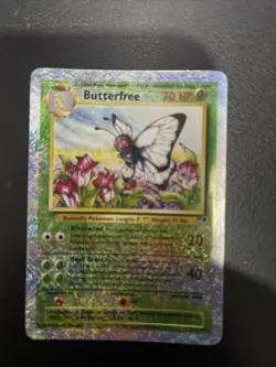 Butterfree 21/110 Legendary Collection 2002 Reverse Holo Pokemon Card TCG - Image 1