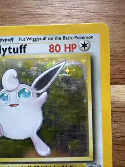 Pokemon TCG Wigglytuff 16/64 Jungle Holo Rare Unlimited English 80 HP Arita - Image 3