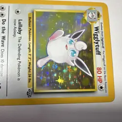 Pokemon TCG Wigglytuff Jungle 16/64 Holo Rare Unlimited 80 HP 1999 English - Image 4