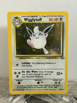 Pokemon TCG Wigglytuff Jungle 16/64 Holo Unlimited Holo Rare - Image 1