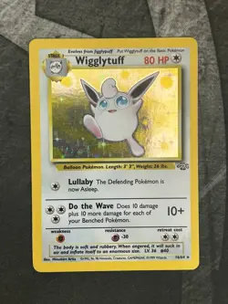 Pokemon TCG Wigglytuff Jungle 16/64 Holo Unlimited Holo Rare - Image 3
