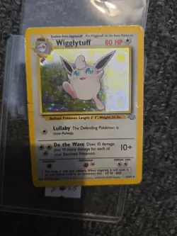 Pokemon TCG Jungle Wigglytuff Card 16/64 Unlimited Holo Rare - Image 1