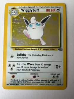 Pokemon TCG Wigglytuff Jungle 16/64 Holo Unlimited Holo Rare - Image 1