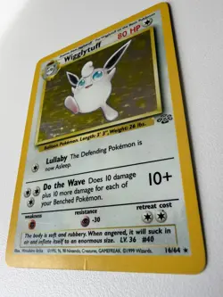 Pokemon TCG Wigglytuff Jungle 16/64 Holo Unlimited Holo Rare - Image 2