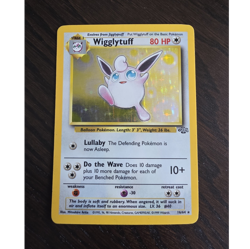 Pokemon TCG Wigglytuff 16/64 Jungle Holo Rare Unlimited 1999 WOTC - MP - Image 1