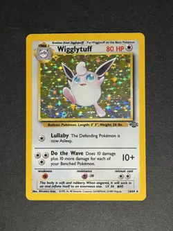 Pokemon TCG Wigglytuff Jungle 16/64 Holo Unlimited Holo Rare - Image 1
