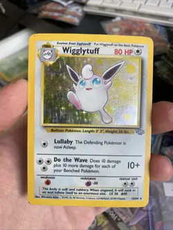 Pokemon TCG Wigglytuff Jungle 16/64 Holo Unlimited Holo Rare - Image 1