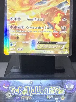 Pokemon Card Charizard EX XY121 Black Star Promo STANDARD SIZE Played - Image 3