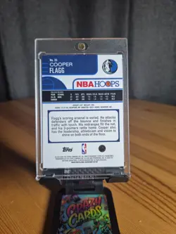 2025-26 Topps NBA Hoops Silver Holo Cooper Flagg #35 RC GRADEABLE - Image 4