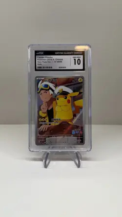 2025 Captain Pikachu #09 CGC 10 Gem Mint Cbb1 - Image 1