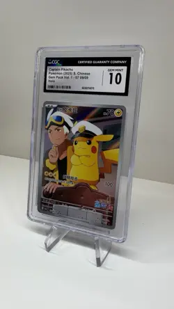 2025 Captain Pikachu #09 CGC 10 Gem Mint Cbb1 - Image 2