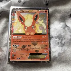 Pokemon TCG Flareon EX RC6/RC32 Generations Ultra Rare Holo Card - Image 1