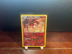 Pokemon TCG Charizard Reverse Holo Rare Legendary Treasures 19/113 LP - Image 1