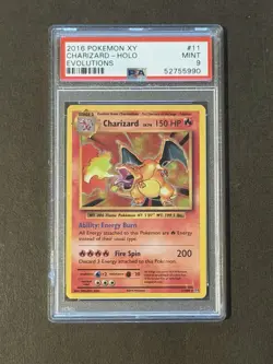 Pokemon 2016 XY Evolutions Charizard Holo 11/108 PSA 9 - Image 2
