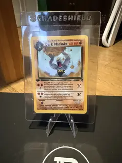 Pokemon Card Dark Machoke Team Rocket 1st Edition Uncommon 40/82 GEM / NM - Image 3