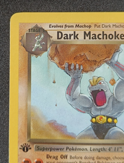 Pokemon TCG Dark Machoke 40/82 - 1st Edition Team Rocket Uncommon Card NM - Image 2