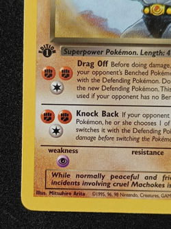 Pokemon TCG Dark Machoke 40/82 - 1st Edition Team Rocket Uncommon Card NM - Image 4