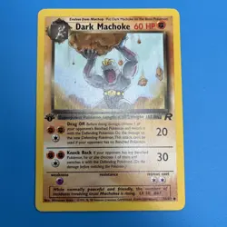 1st Edition Dark Machoke - Team Rocket - #40/82 - Vintage Pokemon Card 2000 WOTC - Image 4