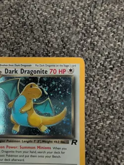 Pokemon Dark Dragonite TCG Team Rocket Unlimited Holo Card 5/82 - Image 4
