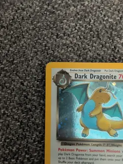 Pokemon Dark Dragonite TCG Team Rocket Unlimited Holo Card 5/82 - Image 5