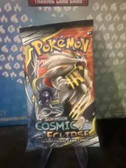 Pokemon Sun Moon Cosmic Eclipse Booster TCG 2019 Sealed Card Pack - Image 1