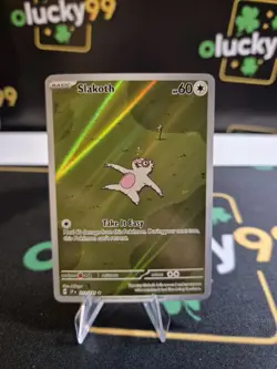 Pokemon Slakoth 212/191 - Surging Sparks Illustration Rare - Near Mint Condition - Image 1