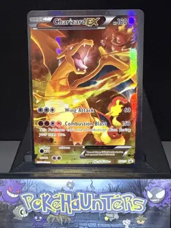 Pokemon Card Charizard EX XY121 Black Star Promo STANDARD SIZE Light Play - Image 1