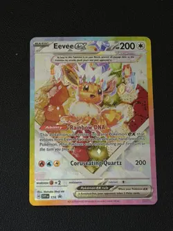 Pokemon Cards Eevee ex 174 Scarlet & Violet Promo Holo Promo NM - Image 1