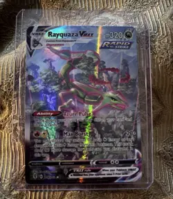 Pokemon TCG Rayquaza VMAX 111/203 Evolving Skies Rapid Strike Holo UR - Image 1