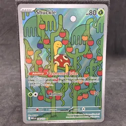Pokemon TCG Shuckle 136/132 Mega Evolution Full Art IR Illustration Rare - Image 1