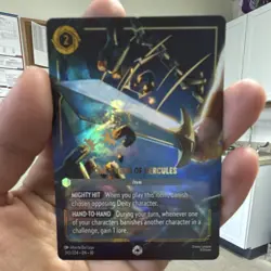 Disney Lorcana TCG The Sword of Hercules 240/204 Enchanted Foil English - Image 4