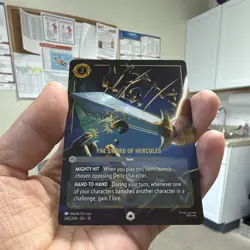 Disney Lorcana TCG The Sword of Hercules 240/204 Enchanted Foil English - Image 5