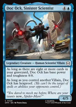 MTG #29 Doc Ock, Sinister Scientist Marvel's Spider-Man (SPM) NM Card - Image 1