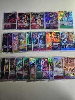 One Piece TCG Japanese Bulk 100+ cards (26 x SR, 69 x R, and more) - see desc. - Image 1