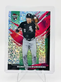 2026 Topps Finest Munetaka Murakami RC Mini Diamond Refractor RARE #295 - Image 1