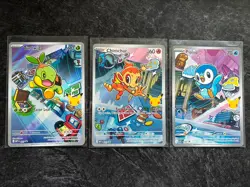 Pokemon First Partner Illustration Collection Series 1 Complete Set of 9 NM - Image 4