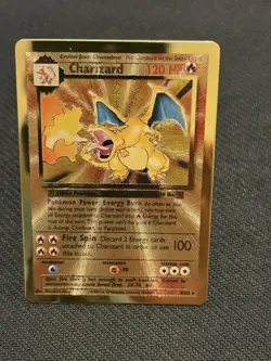 Charizard 4/102 Ultra Premium Collection Metal card - MP - Image 1