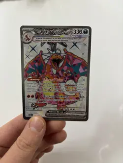Pokemon trading card game Obsidian flames ultra rare charizard ex #215 - Image 3