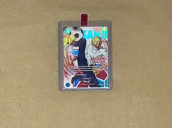 Sanji One Piece Round 1 US English Promo Card OP15-047 NM (B) - Image 1