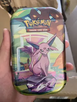 Pokemon TCG: Scarlet & Violet—Prismatic Evolutions Mini Tin – Espeon - Image 1