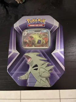 Pokemon TCG Tyranitar Triple Whammy Collector's Tin And Promos - Image 1