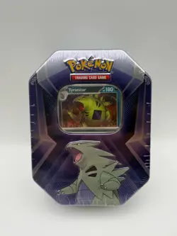 Pokemon Triple Whammy Tin Set Darkrai Tyranitar Slaking Factory Sealed 3-Pack - Image 3