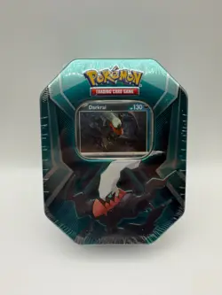 Pokemon Triple Whammy Tin Set Darkrai Tyranitar Slaking Factory Sealed 3-Pack - Image 5