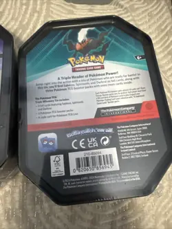 Pokemon Triple Whammy Tin Set of 3 - Tyranitar, Slaking, Darkrai Factory Sealed - Image 5