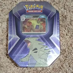 Pokemon TCG: Tyranitar Triple Whammy Collectors Tin - Factory Sealed - Image 1