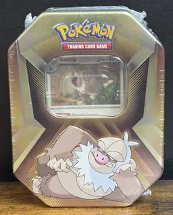 Pokemon Slaking TCG Triple Whammy Collector's Tin NEW FACTORY SEALED Pokemon - Image 1