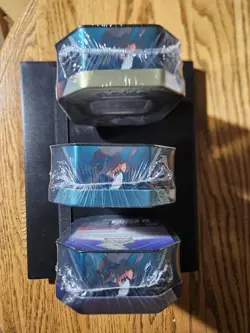 3 x Triple Whammy Collector Sealed Tins (Complete Tin Set) Pokemon TCG - Image 2