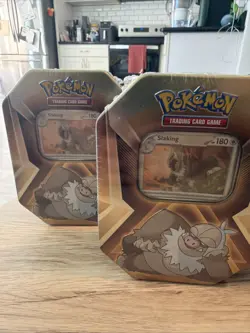 Pokemon Triple Whammy Tin Set 3 2x- Tyranitar, Slaking, Darkrai Factory Sealed - Image 2