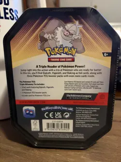 Pokemon TCG Slaking Triple Whammy Tin Factory SEALED - Image 3